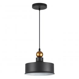 Odeon light 4088/1 PENDANT ODL19 377 темн.серый/золотой Подвес Е27 1*40W BOLLI  купить